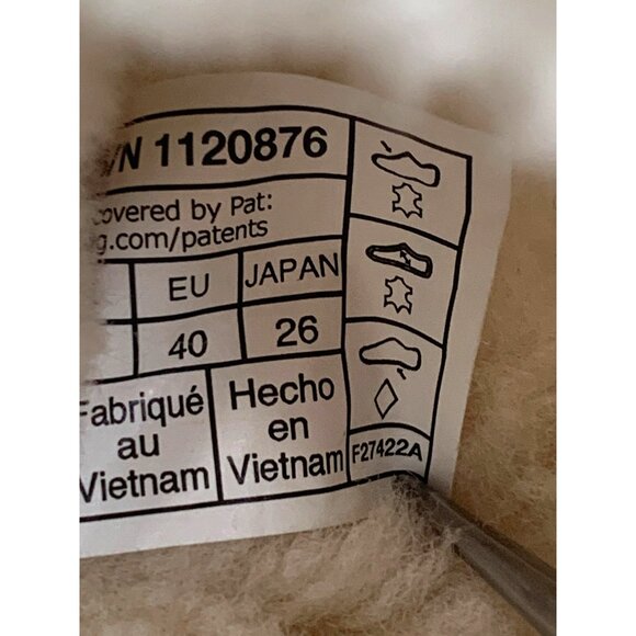 UGG Womens Oh Fluffita Natural Slide Sandal Size 9 1120876 Slippers Sheepskin - Picture 3 of 13